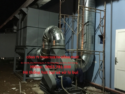 Hệ thống hút bụi và xử lý bui (lắp đặt tại Long Khánh, Đồng Nai)